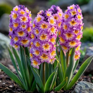 Гиацинт Пинк Перпл купить по цене от 2099р. в интернет-магазине «Посадика» с доставкой почтой в в Покрове и по всей России – [изображение №1].