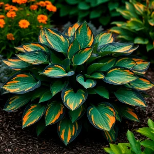 Хоста Бархатный Полог купить по цене от 560р. в интернет-магазине «Посадика» с доставкой почтой в в Покрове и по всей России – [изображение №1].