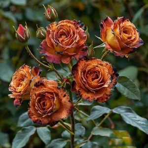 Роза плетистая Оранжевый Бриллиант купить по цене от 450р. в интернет-магазине «Посадика» с доставкой почтой в в Покрове и по всей России – [изображение №1].